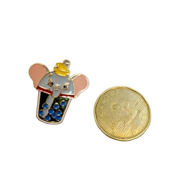 2/$20 Brand Disney Dumbo Bubble Tea Pin Brooch - Picture 3 of 3